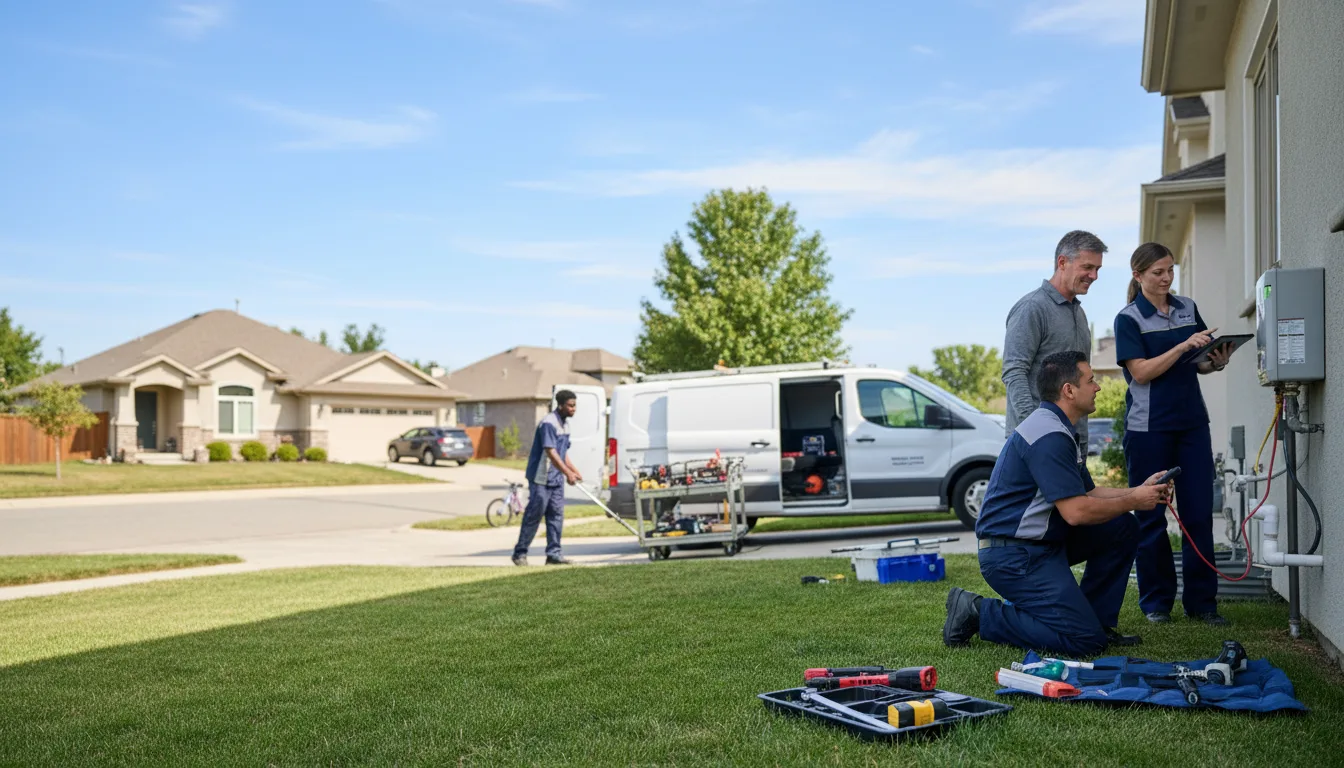 Tankless water heater service in Colfax, LA